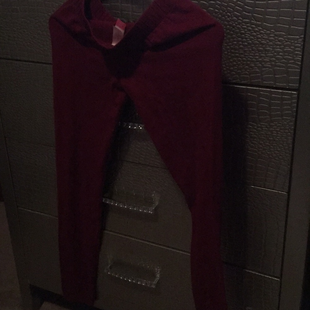 Maroon Leggings